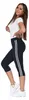 Legginsy damskie 3/4 z wysokim stanem nieprzezroczyste Podgląd zdjęcia produktu 4