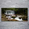 Acrylglasbilder 120x60 Wandbild Druck Wasserfall Wald Natur Produktbild-Vorschau 2