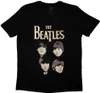 The Beatles - Tričko pro muže/dámy Uni RO10547 (M) (Černá) Náhled obrázku produktu 1