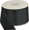 A roll of black satin ribbon on a white background. Podgląd zdjęcia produktu