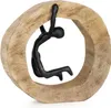 Scultura Moritz I Pull up I Don't give up I 20 x 7 x 18,5 Anteprima dell’immagine prodotto 1