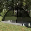 vidaXL Zelt mit Dach mit Speicher Grau und Schwarz 236 x Produktbild-Vorschau 3