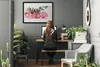 Bild 100x70 MDF-Rahmen Wandkunst Orchideen-Blumen Spa Produktbild-Vorschau 3
