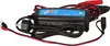 A battery charger with cables and connectors is laid out on a white background. Anteprima dell’immagine prodotto