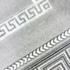 Designer Teppich Wohnzimmerteppich Mäander Muster grau Produktbild-Vorschau 3