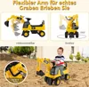GOPLUS Kinderbagger, Sitzbagger mit dreh- und verstellbarer Produktbild-Vorschau 6