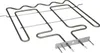 A close-up studio shot of a metal heating element for an oven or grill. Náhľad obrázku produktu