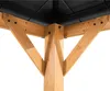 Close-up view of the wooden support structure and black roof of a gazebo. Náhled obrázku produktu
