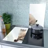 Spritzschutz Herdabdeckplatte Schneidebrett aus Glas Katze Produktbild-Vorschau 3