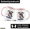 Huuraa Kaffeetasse Pew Pew cooles Einhorn 330ml Rosa Produktbild-Vorschau 2