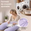 Oreiller ELONEO pour dormir sur le côté avec housse, Voir les images du produit 5