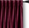 Gardine Kräuselband 140x245 cm Vorhang Weinrot Verdunkelnd Produktbild-Vorschau 8