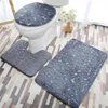 Lot de 3 tapis de bain antidérapants, mousse à mémoire de Voir les images du produit 2