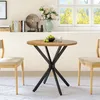 Runder Tisch 80cm, X-Beine, Bauernstil, Esstisch, für Produktbild-Vorschau 6