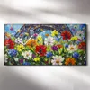 Wandbild Leinwand Bilder Wanduhr Geräuschlos 60x30 Malerei Produktbild-Vorschau 2