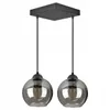 LUXOLAR Pendelleuchte 2 flammig Schwarz, Led Deckenlampe Produktbild-Vorschau 1
