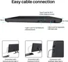 Grafický tablet HUION Kamvas 22, 21,5", 1920 x 1080, čierny Náhľad obrázku produktu 12
