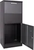 XPOtool Boîte à colis verrouillable noire 500 x 375 x 1150 Voir les images du produit 6