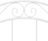 vidaXL Bett Weiß Metall 90x200 cm Produktbild-Vorschau 6