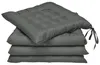 Beautissu Set di 4 cuscini per sedia 40x40 con nastri Lea, Anteprima dell’immagine prodotto 1