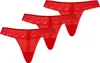 Teyli confezione da 3: Perizoma a rete con pizzo floreale Anteprima dell’immagine prodotto 1
