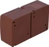 2-fach Aufputzsteckdose, IP44, Bronze, HERMES Produktbild-Vorschau 4