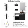 Puluomis BadmöbeL Set mit Waschbecken Produktbild-Vorschau 7