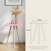 Carenza Home Beistelltisch Rosa 34x45 cm Holzbeine Produktbild-Vorschau 3