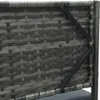 vidaXL Divano da giardino a L con tavolo e cuscini in poly Anteprima dell’immagine prodotto 7