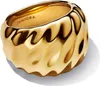 Welliger Statement Ring für Damen, IP Gold von PANDORA Produktbild-Vorschau 3