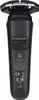 The back of a black electric shaver. Produktbild-Vorschau