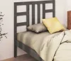 vidaXL Kopfteil Grau 106x4x100 cm Massivholz Kiefer - Produktbild-Vorschau 1