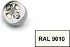 Schüco RC-Befestigungsrosette abschließbar, RAL 9010 Produktbild-Vorschau 1