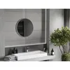 Mexen Loft lustro łazienkowe okragłe 60 cm, rama inox - Podgląd zdjęcia produktu 2