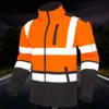 Softshelljacke Arbeitsjacke Warnschutz Jacke Warnjacke Produktbild-Vorschau 3