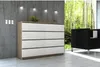 BDW, cassettiera con 8 cassetti, 120x99x40 cm, molto Anteprima dell’immagine prodotto 4