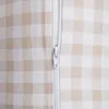 HOMLA Pościel WHISPER bawełniana w beżową kratkę 220x200 + Podgląd zdjęcia produktu 6