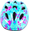Volare – Kinderhelm 47–51 cm grün, rosa, Blumen Produktbild-Vorschau 3
