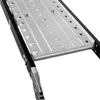 Close-up view of a section of a multi-purpose ladder with a platform. Náhľad obrázku produktu
