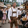 Kurze Lederhose Jakob - olivbraun, 56 Produktbild-Vorschau 3