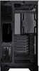 The back view of an empty computer case. Voir les images du produit