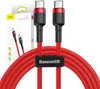 Cavo da Usb-C a Usb-C Pd Baseus Cafule Pd 2.0 Qc 3.0 60W 1M Anteprima dell’immagine prodotto 7