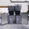 Mülltonnenbox mit hydraulischem Deckel, vertikale Produktbild-Vorschau 3