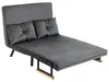 Sofa rozkładane HOMCOM, dwuosobowe, z funkcją spania, Podgląd zdjęcia produktu 1