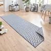 In- & Outdoor Wendeteppich Palma Blau Creme , Größe:160x230 Produktbild-Vorschau 2