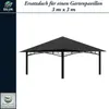 freigarten.de Ersatzdach für Pavillon 3x3 Meter  Pavillon Produktbild-Vorschau 8