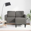 vidaXL Canapé 2 places avec chaise longue en L gris clair Voir les images du produit 9