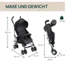 Chicco Echo Lite Kinderwagen Schwarz  Schwarz One Size Produktbild-Vorschau 5