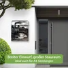 banjado Design Briefkasten Stahl schwarz mit Zeitungsfach Produktbild-Vorschau 5