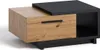 Couchtisch Ines 90x60 cm in Holzoptik & Schwarz – 2 Produktbild-Vorschau 1